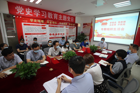 黨總支召開“學黨史、悟思想、辦實事、開新局” 專題組織生活會